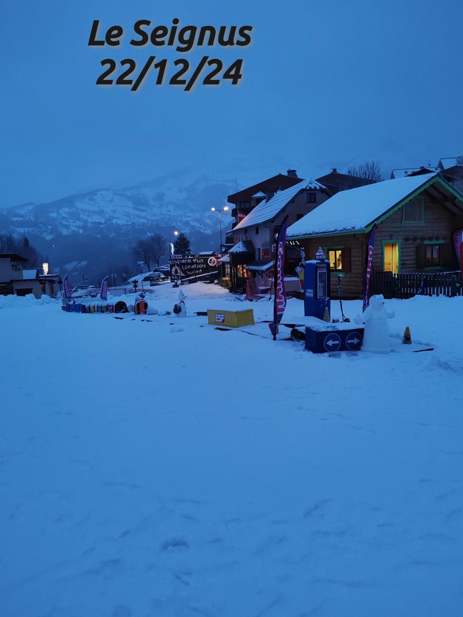 Studio Seignus D Allos Pieds Des Pistes Kültér fotó